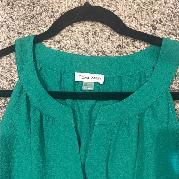 Calvin Klein Teal Maxi Dress - Picture 2 of 4